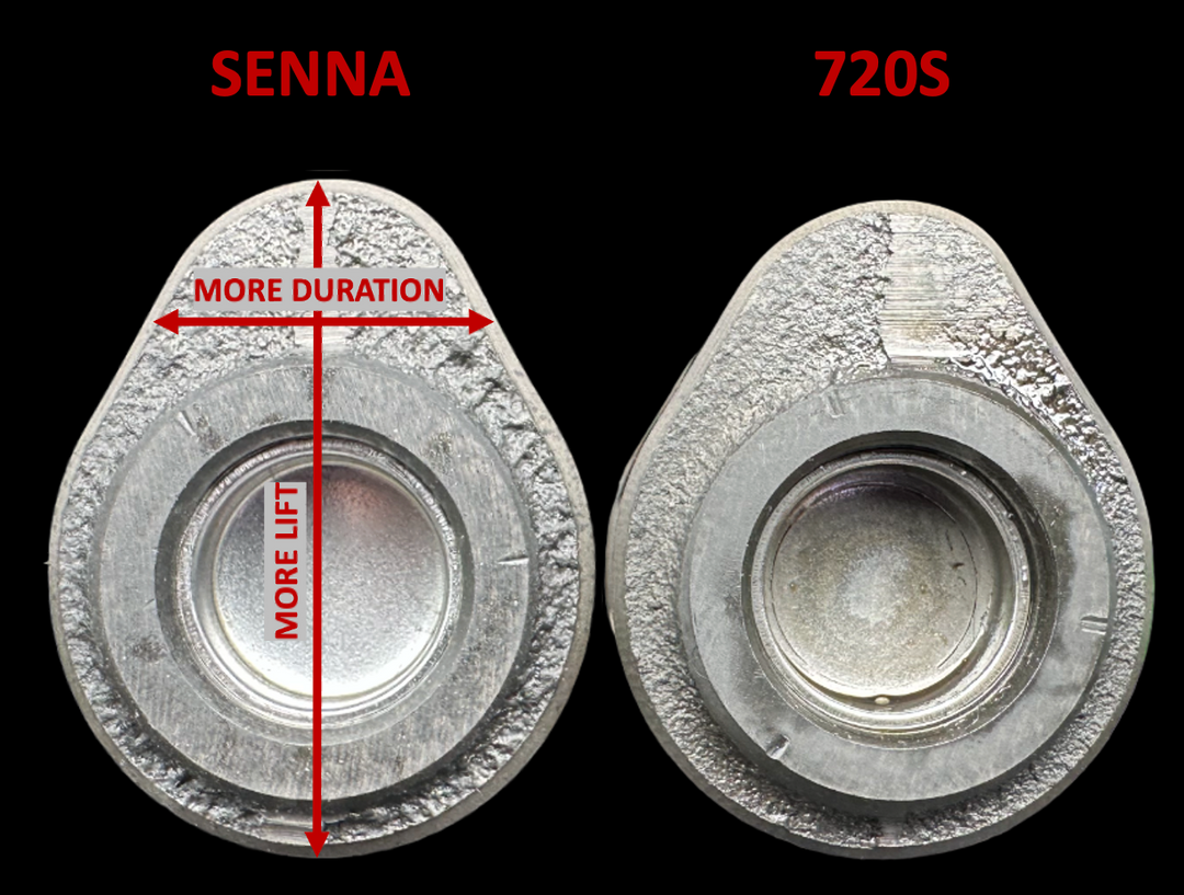 Senna Exhaust Camshafts - McLaren 3.8L & 4.0L